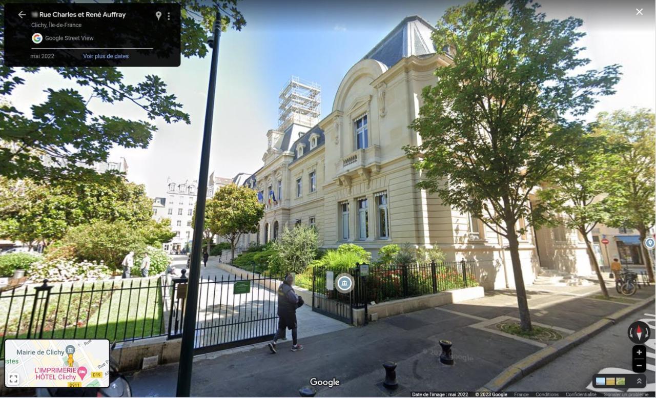 Très beau 2P avec vaste séjour ensoleillé - A 50 m du métro du marché et de la mairie Clichy Exterior foto